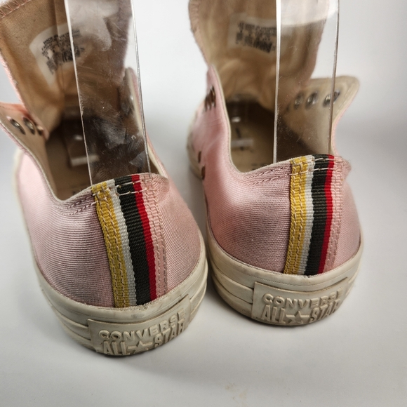 CONVERSE Women's Chuck Taylor Sneaker Size 8 Pink 561664F All Star NO LACES - Picture 11 of 11